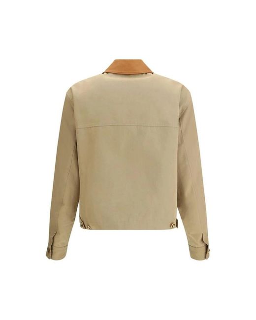 Light Jackets di Versace in Natural da Uomo