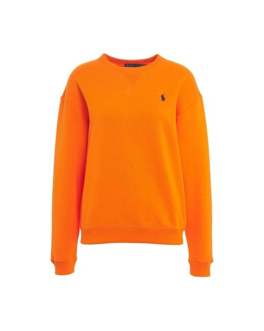 Ralph Lauren Orange Round-Neck Knitwear
