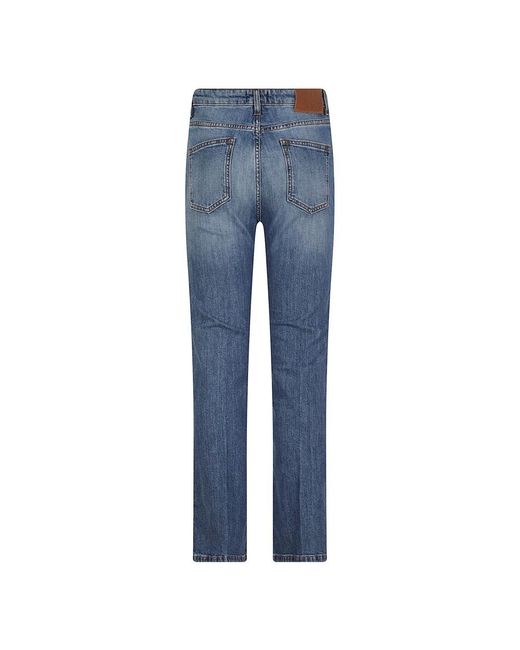 Straight Jeans Fay de color Blue