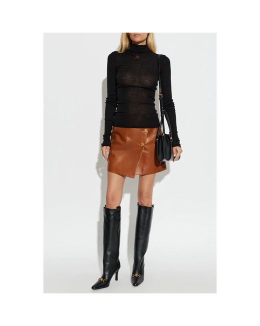 Turtlenecks Versace de color Black