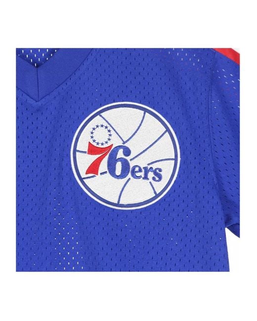 Mitchell & Ness Blue T-Shirts for men