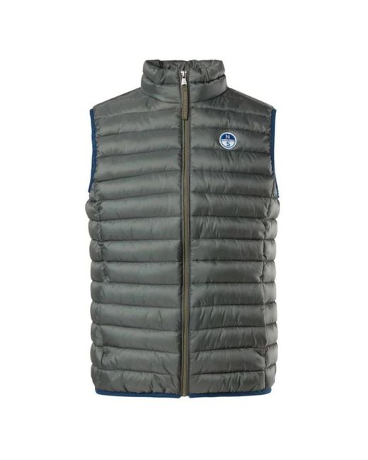 North Sails Jassen ,Groen ,Katoen Winddicht Crozet Vest Outdoor Tech 603272 in het Gray voor heren