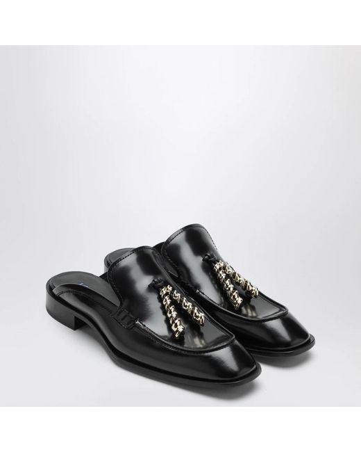 Loewe Edge Loafer Mule in het Black