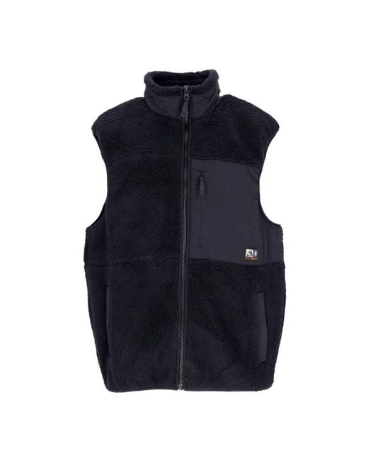 Element Jassen ,Zwart ,Polyester Sherpa Herenvest Flint Zwart in het Blue voor heren