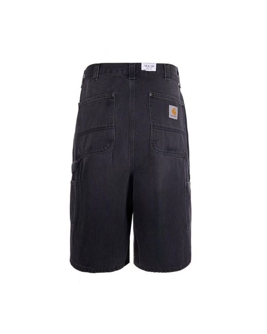 Carhartt Blue Denim Shorts for men