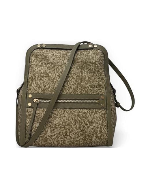 Borbonese Green Cross Body Bags