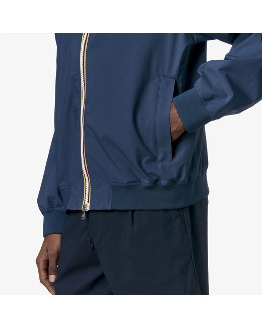 K-Way Blue Rain Jackets for men