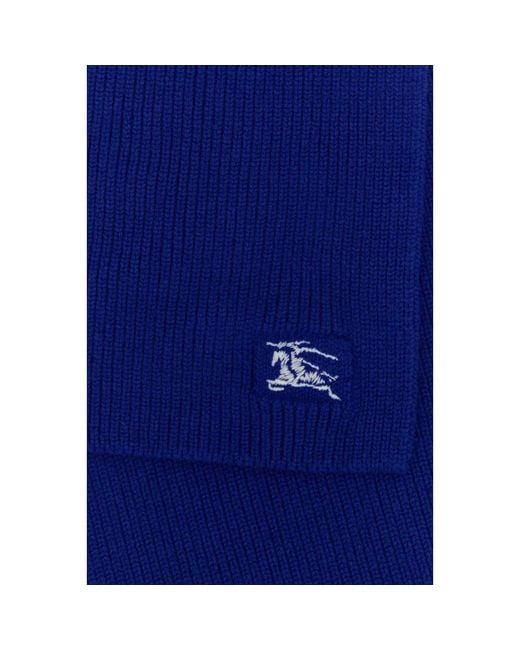 Burberry Blue Winter Scarves