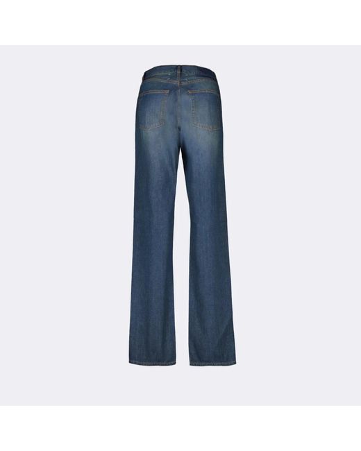 Maison Margiela Blue Gerade geschnittene jeans