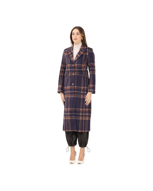 ONLY Long Coat in het Purple