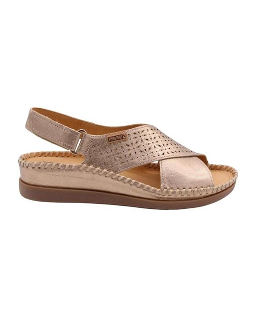 Pikolinos Brown Flat Sandals