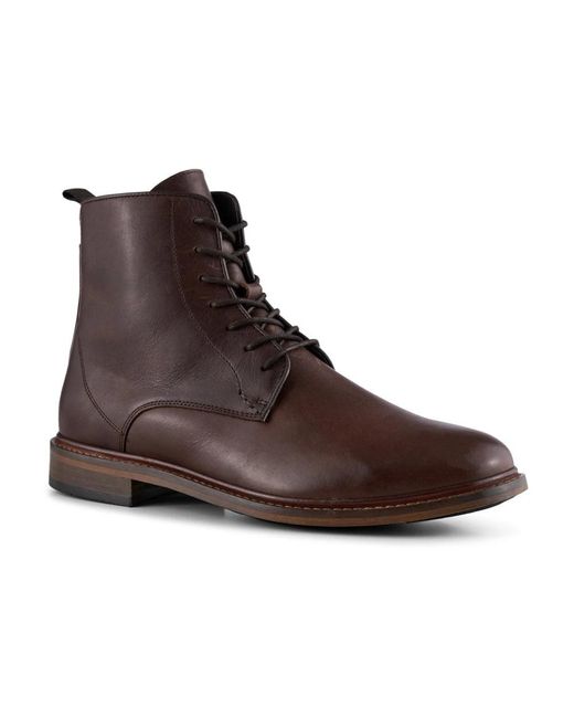 Shoe The Bear Brown Lace-Up Boots for men