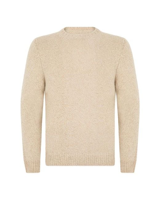 Fedeli Elegante Kasjmier Trui in het Natural voor heren