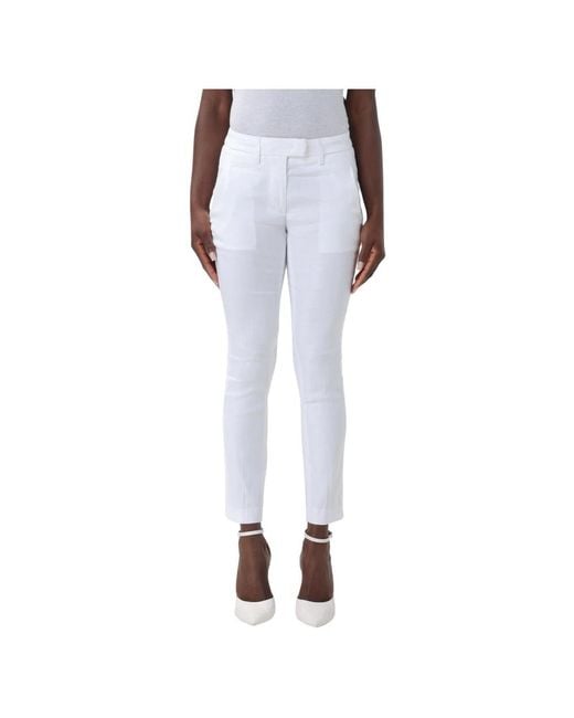Skinny trousers Dondup de color White