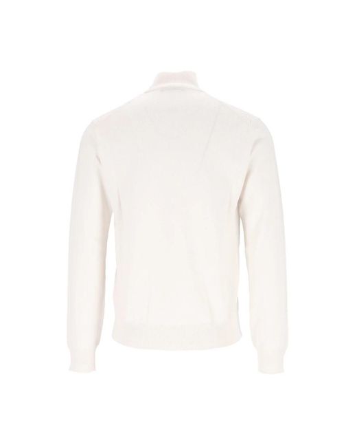 Turtlenecks Corneliani de hombre de color White