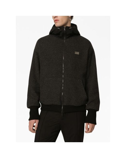 Dolce & Gabbana Zip-Throughs in het Black voor heren