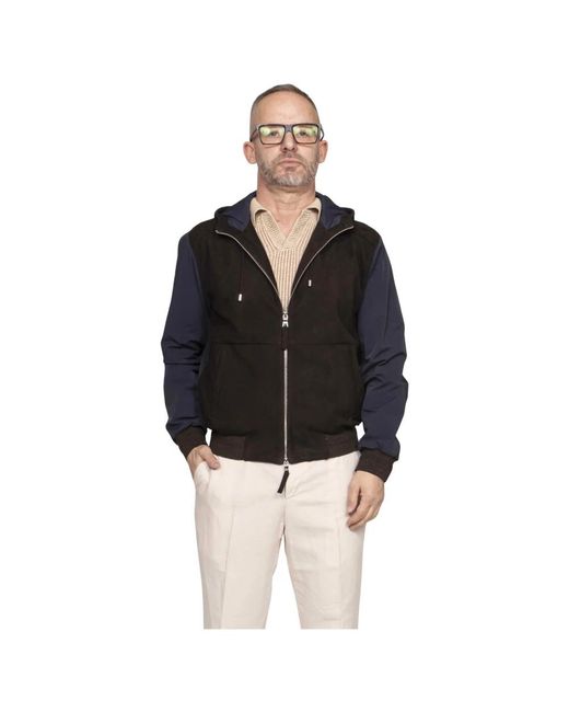 The Jack Leathers Jackie Bomber Jacket in het Black voor heren