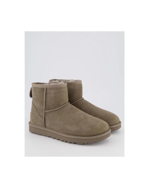 Ugg Schoenen ,Grijs ,Nylon Classic Mini Ii Laarzen Smoke Plume in het Gray