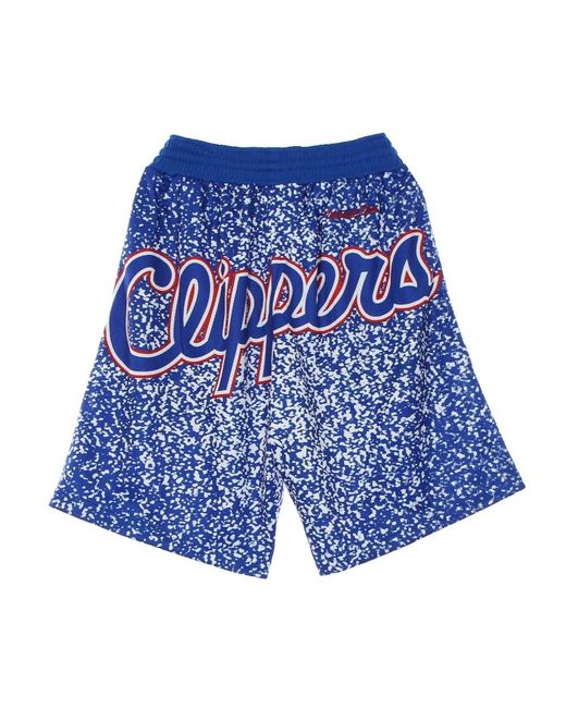 Mitchell & Ness Blue Casual Shorts for men