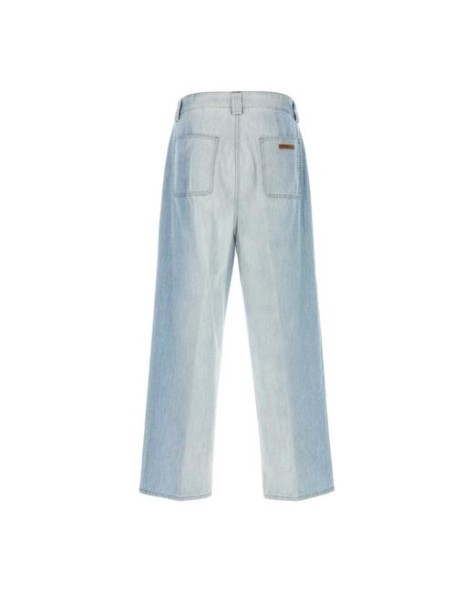 Marni Blue Straight Jeans for men