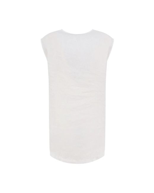 Aspesi White Sleeveless Tops