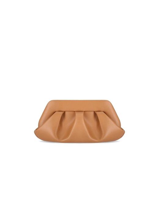 THEMOIRÈ Brown Vegane Macadamia Clutch Tasche