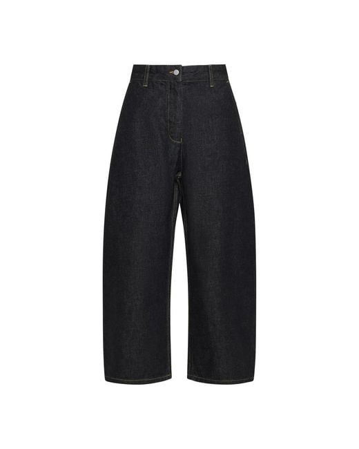 Wide Jeans di Studio Nicholson in Black