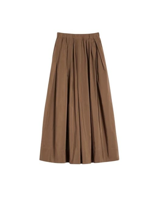 Max Mara Brown Maxi Skirts