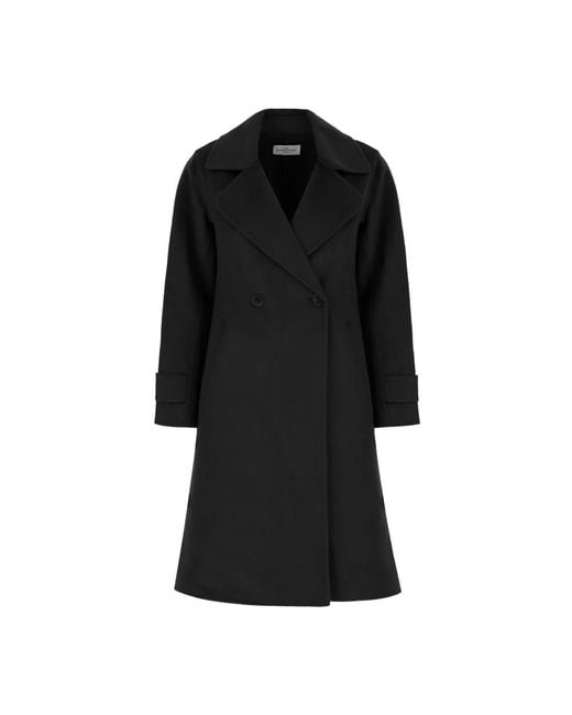 The Dynamis Studio Black Double-Breasted Coats