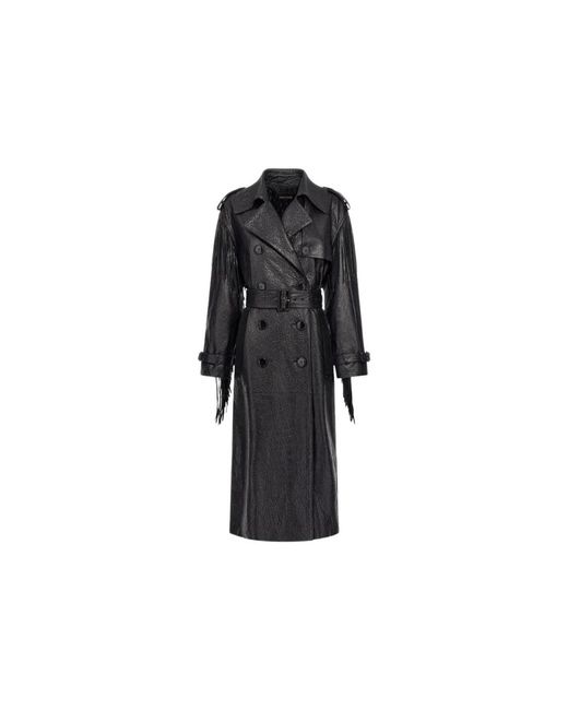 Roberto Cavalli Black Trench Coats