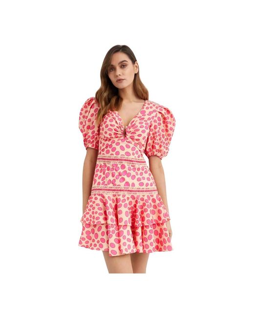 PATBO Red Short Dresses