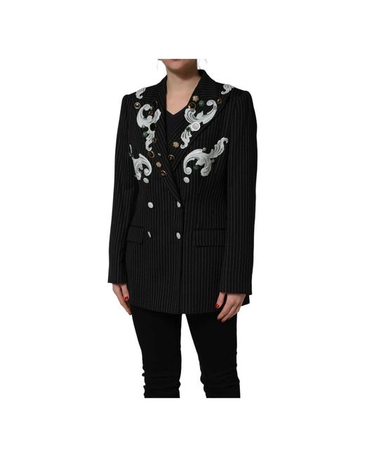 Dolce & Gabbana Black Blazers