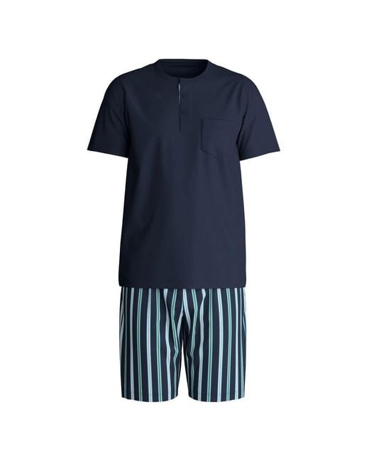 Calida Blue Pyjamas for men
