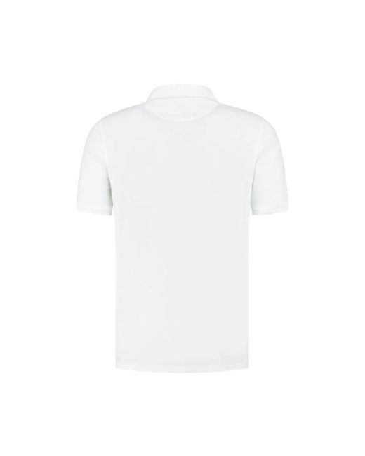Fedeli Tops ,Wit ,Katoen Wit Polo Shirt in het White voor heren