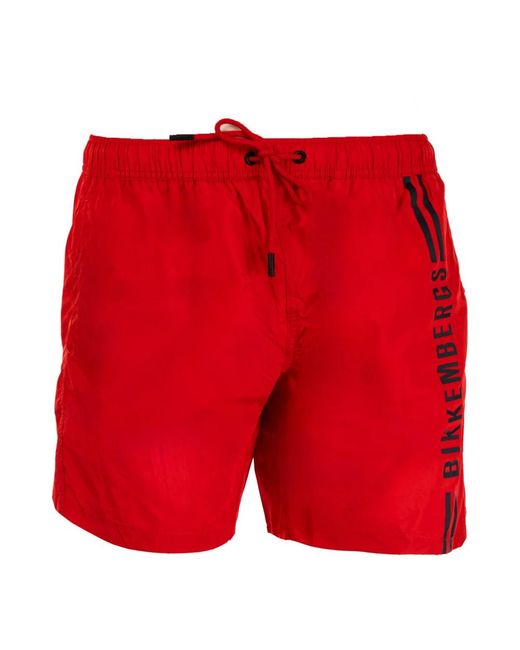 Bikkembergs Red Beachwear for men