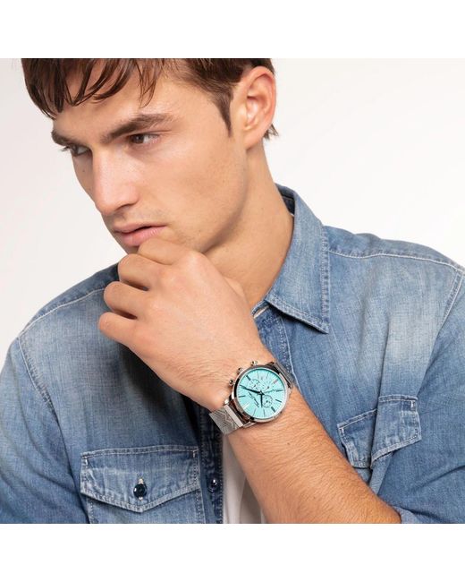 Thomas Sabo Accessoires ,Grijs ,Horloge in het Blue voor heren