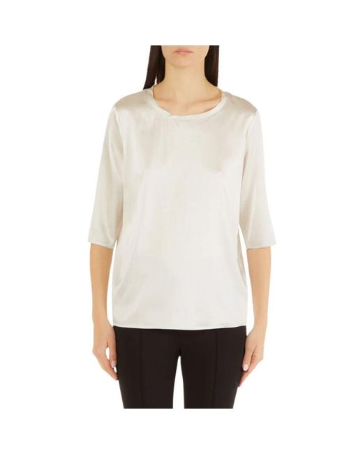 Liu Jo White Langarm-Top