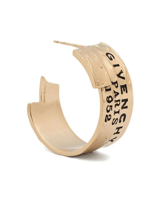 Earrings Givenchy de color Metallic