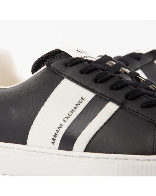 ARMANI EXCHANGE Moderne Stedelijke Sneakers in het Black voor heren