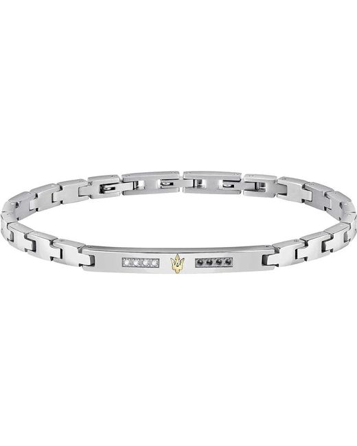 Accessories > jewellery > bracelets Maserati pour homme en coloris Metallic