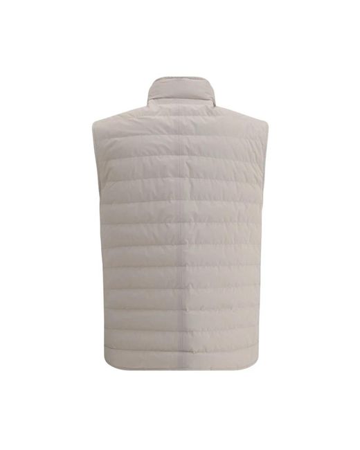 Brunello Cucinelli Vests in het Gray voor heren
