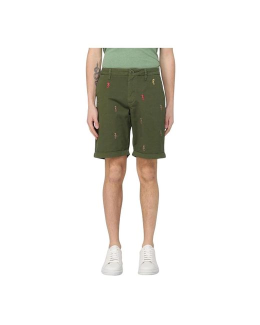 Casual Shorts di Sun 68 in Green da Uomo
