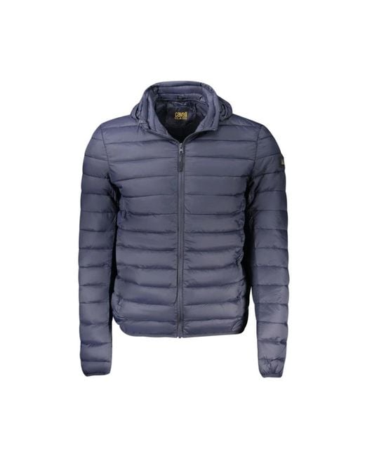 Roberto Cavalli Blue Winter Jackets for men