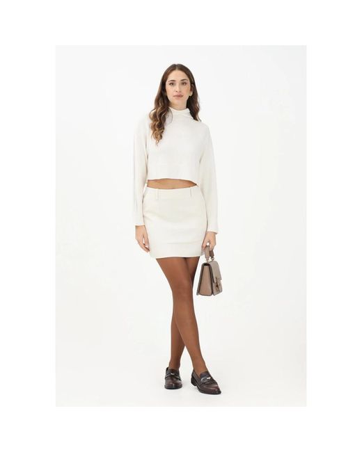 ARMANI EXCHANGE White Short Skirts