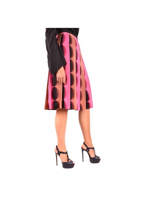 Marco De Vincenzo Red Midi Skirts