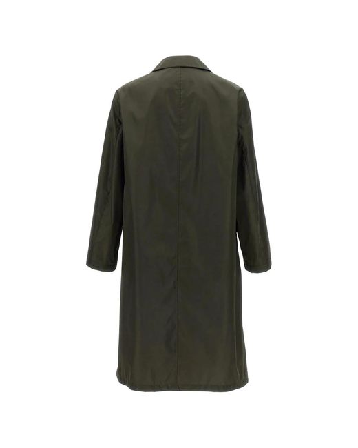 Jil Sander Green Single-Breasted Coats for men