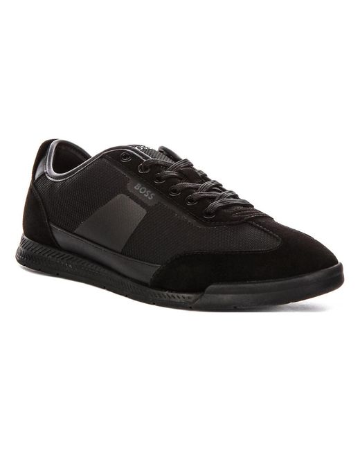 HUGO Black Sneakers for men