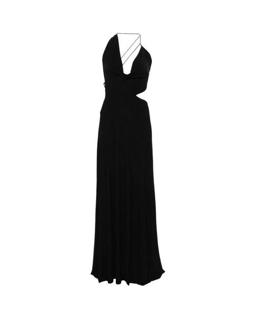 Amazuìn Black Maxi Dresses