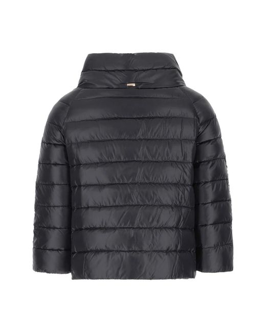 Herno Jassen ,Zwart ,Katoen Sofia Mini Cape in het Black