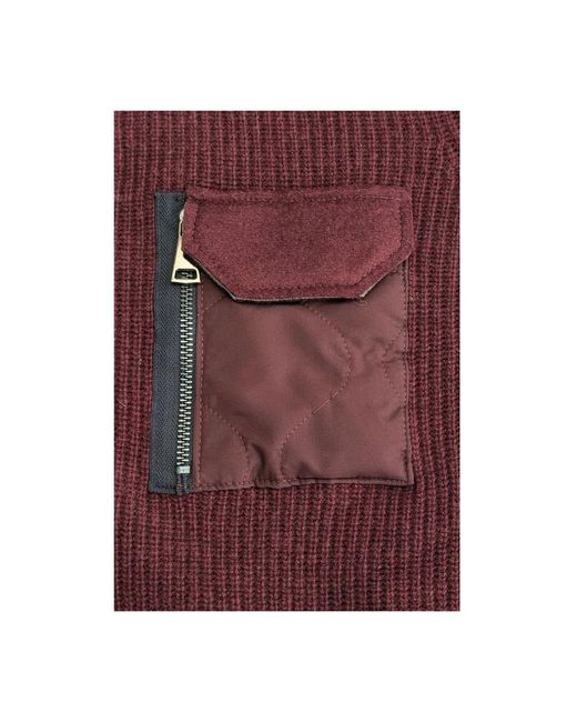 Turtlenecks Bob de hombre de color Red